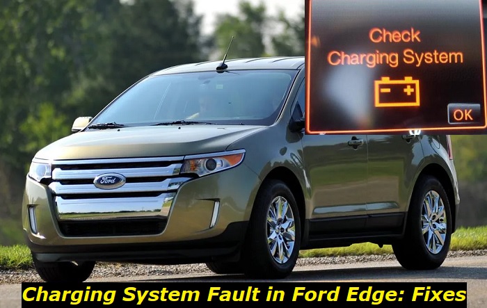 charging system fault ford edge